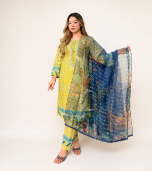 Luxury Karchupi Three Piece - Aurielle