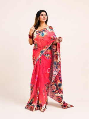 Premium Half Silk Saree - Kadombini
