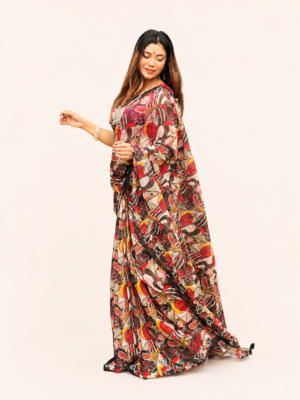 Premium Digital Print Saree - Bonolota