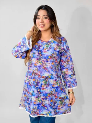 Aveline - Cotton Embroidered Kurti