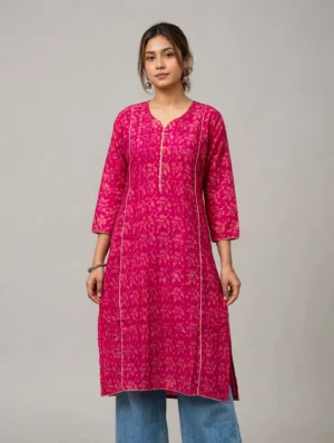 Sienna - Premium Batik Cotton Kurti